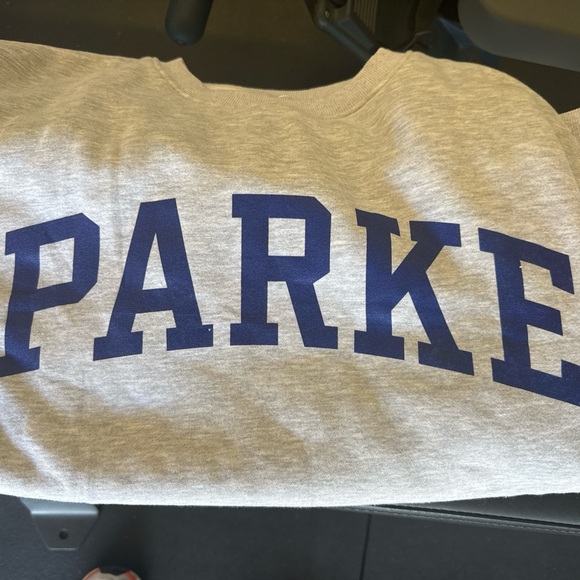 PARKE Classic Gray Crewneck Sweatshirt - Picture 2 of 8